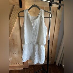 Chic White Sleeveless Romper